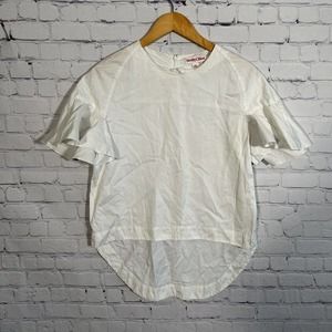 See By Chloe Hi Low Ruffle Sleeve Shirt 2